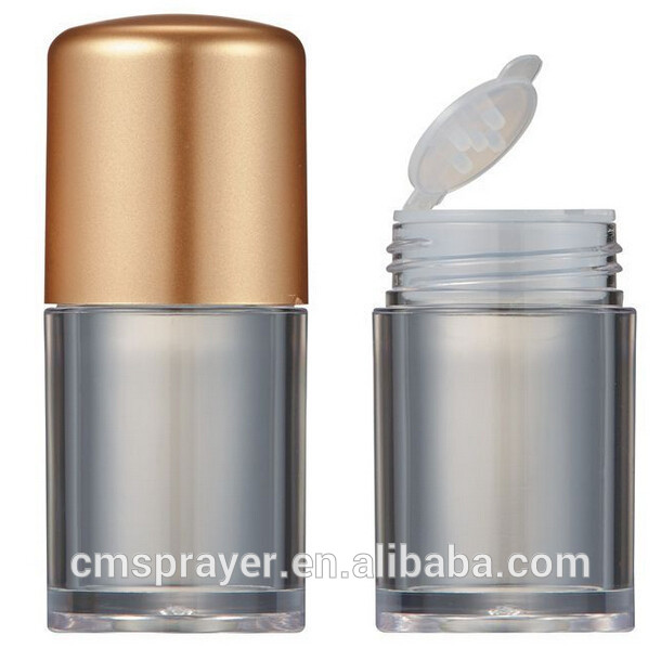 MINI Cosmetic case loose powder container with brush for wholesale